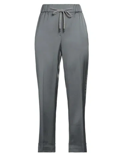 Peserico Woman Pants Grey Size 6 Viscose, Wool, Elastane, Merino Wool, Cashmere