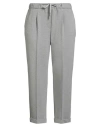 Peserico Woman Pants Grey Size 12 Cotton, Elastane In Gold