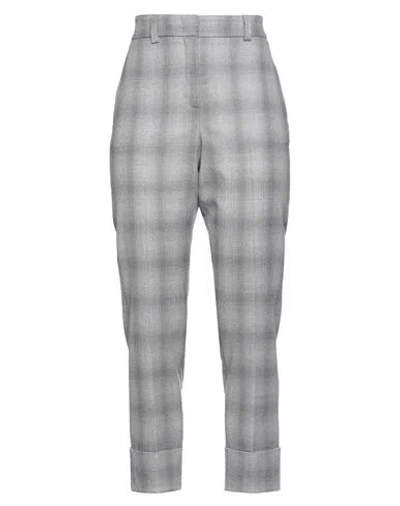 Peserico Woman Pants Grey Size 12 Virgin Wool, Polyamide, Elastane