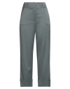 Peserico Woman Pants Grey Size 12 Viscose, Wool, Elastane In Gray