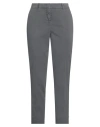 Peserico Gabardine Carrot Trousers In Grey