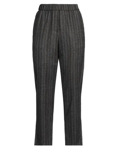 Peserico Woman Pants Grey Size 4 Virgin Wool, Elastane