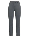 Peserico Woman Pants Grey Size 6 Cotton, Elastane In Gray