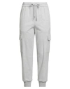 Peserico Woman Pants Grey Size 6 Cotton, Virgin Wool In White