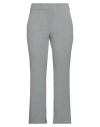 Peserico Woman Pants Grey Size 6 Polyester, Viscose, Cotton, Elastane In Gray