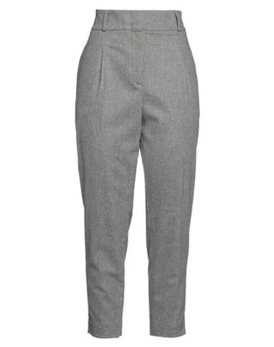 Peserico Woman Pants Grey Size 6 Virgin Wool, Cashmere, Elastane