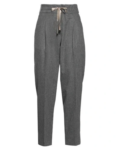 Peserico Woman Pants Grey Size 6 Virgin Wool, Cashmere, Elastane