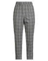 Peserico Woman Pants Grey Size 6 Virgin Wool, Elastane In Gray