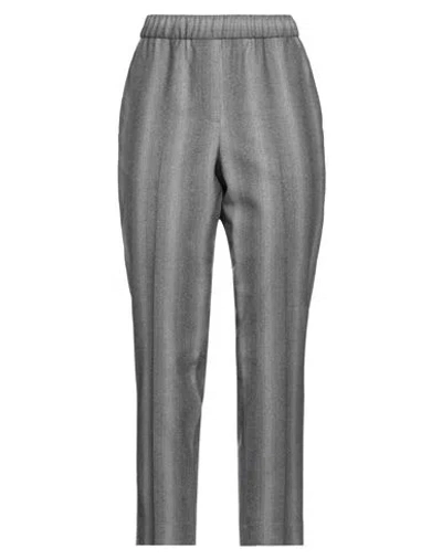 Peserico Woman Pants Grey Size 6 Virgin Wool, Polyamide, Polyester, Elastane