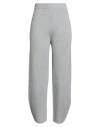 Peserico Woman Pants Grey Size 6 Virgin Wool, Silk, Viscose, Cashmere, Polyester In Gray