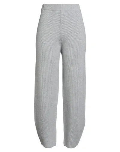 Peserico Woman Pants Grey Size 6 Virgin Wool, Silk, Viscose, Cashmere, Polyester In Gray