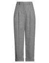 Peserico Woman Pants Grey Size 6 Wool, Polyester, Rayon, Nylon, Elastane In Gray