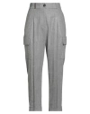 Peserico Woman Pants Grey Size 6 Wool, Polyester, Viscose, Polyamide, Elastane In Gray