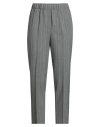 Peserico Woman Pants Grey Size 8 Virgin Wool, Elastane, Polyester In Gray