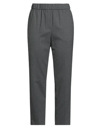 Peserico Woman Pants Grey Size 8 Wool, Polyester, Elastane In Gray