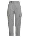 Peserico Woman Pants Grey Size 8 Wool, Polyester, Elastane In Gray