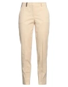 Peserico Woman Pants Ivory Size 4 Cotton, Elastane In White