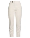 Peserico Woman Pants Ivory Size 12 Cotton, Modal, Elastane In Pink