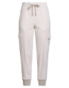 Peserico Woman Pants Ivory Size 6 Cotton, Elastane In White