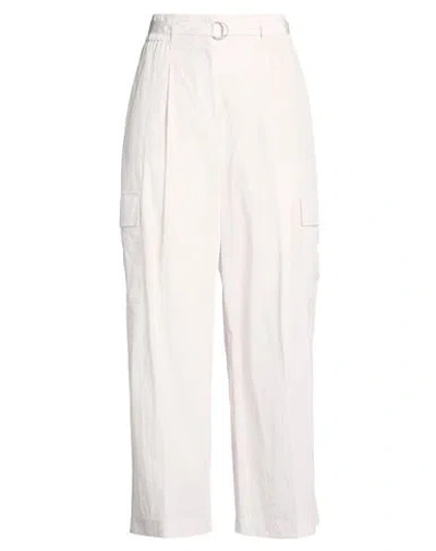 Peserico Woman Pants Ivory Size 6 Polyamide, Cotton, Elastane In White