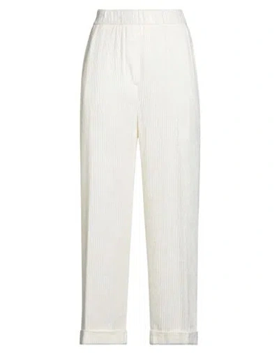 Peserico Woman Pants Ivory Size 6 Viscose In White