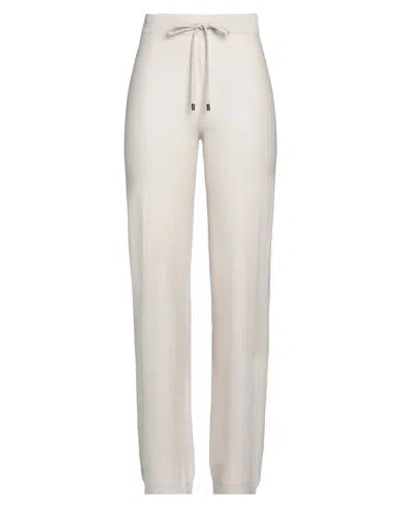 Peserico Woman Pants Ivory Size 4 Virgin Wool, Silk, Cashmere In White