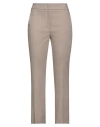 Peserico Woman Pants Khaki Size 10 Cotton, Viscose, Elastane In Beige