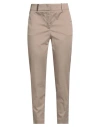 Peserico Woman Pants Khaki Size 4 Cotton, Elastane In Beige