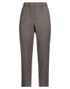 Peserico Woman Pants Khaki Size 2 Virgin Wool, Elastane In Brown