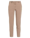Peserico Woman Pants Khaki Size 2 Cotton, Elastane In Neutral