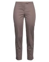 Peserico Woman Pants Khaki Size 4 Cotton, Elastane In Beige