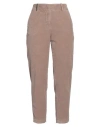 Peserico Woman Pants Khaki Size 6 Cotton, Elastane In Beige