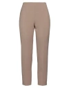 Peserico Woman Pants Light Brown Size 6 Polyester, Viscose, Cotton, Elastane In Beige