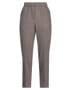 Peserico Woman Pants Khaki Size 6 Virgin Wool, Cashmere, Elastane In Beige