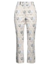 Peserico Printed Chino Trousers In Beige