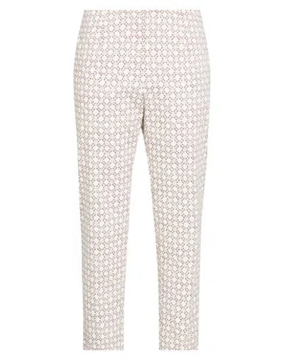 Peserico Woman Pants Khaki Size 8 Cotton, Elastane In Beige