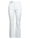 Peserico Woman Pants Light Blue Size 10 Cotton, Elastane In Blue