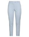 Peserico Woman Pants Light Blue Size 12 Cotton, Nylon, Elastane