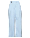 Peserico Woman Pants Light Blue Size 8 Polyester, Viscose, Elastane