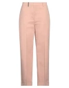 Peserico Woman Pants Light Brown Size 10 Cotton, Lyocell, Elastane In Beige