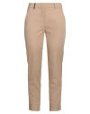 Peserico Woman Pants Light Brown Size 14 Cotton, Elastane In Beige