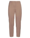 Peserico Woman Pants Light Brown Size 6 Polyester, Viscose, Cotton, Elastane In Beige