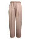 Peserico Woman Pants Light Brown Size 8 Acetate, Viscose In Gold