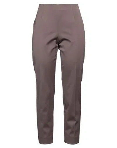 Peserico Woman Pants Light Brown Size 8 Cotton, Elastane In Beige