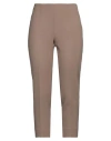 Peserico Woman Pants Light Brown Size 6 Polyester, Viscose, Cotton, Elastane In Beige