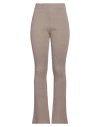 Peserico Woman Pants Light Brown Size 8 Virgin Wool, Silk, Viscose, Cashmere, Polyester In Beige