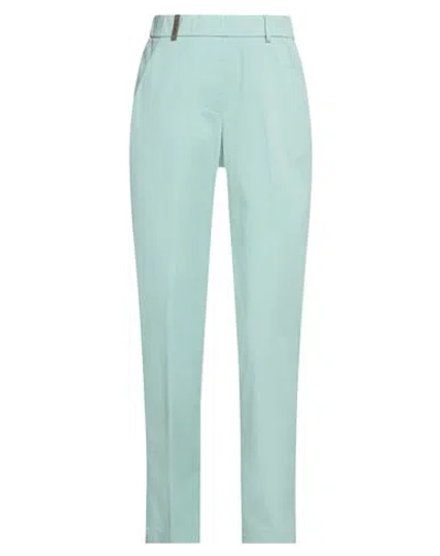 Peserico Woman Pants Light Green Size 0 Cotton, Elastane