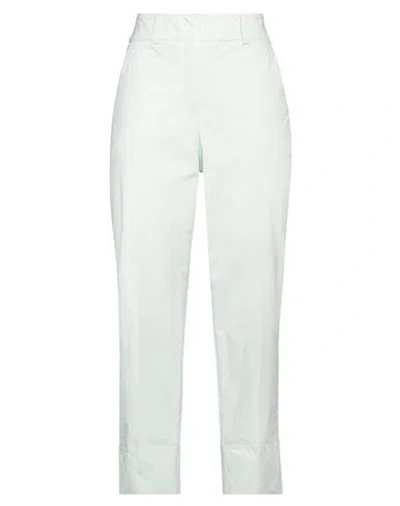 Peserico Woman Pants Light Green Size 8 Cotton, Elastane