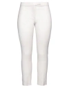 Peserico Woman Pants Light Grey Size 10 Virgin Wool, Elastane In Grey