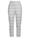 Peserico Woman Pants Light Grey Size 8 Virgin Wool, Polyamide, Elastane